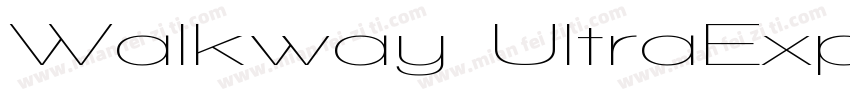 Walkway UltraExpand Bold字体转换